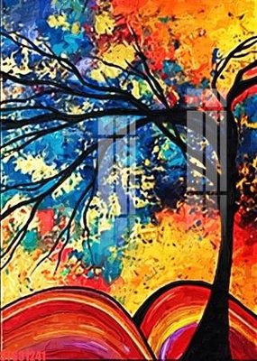 File gốc Tranh sơn dầu phương tây tổng hợp STS31241 (in mica) làm quà tặng