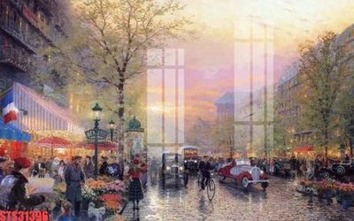 File tranh Tranh sơn dầu phương tây tổng hợp STS31396 (ảnh gốc) cho in ấn kỹ thuật số