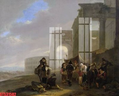 File in ấn cao cấp Tranh sơn dầu phương tây tổng hợp STS31582 (file gốc)