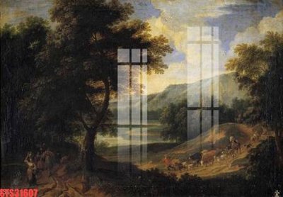 File gốc Tranh sơn dầu phương tây tổng hợp STS31607 (in ấn) không giới hạn