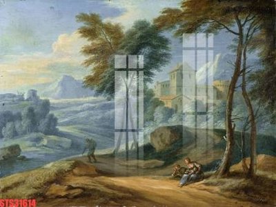 File ảnh Tranh sơn dầu phương tây tổng hợp STS31614 (gốc) in Hiflex