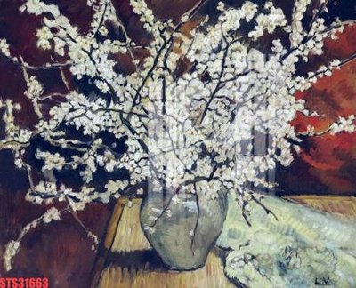 File in lụa Tranh sơn dầu phương tây tổng hợp STS31663 (chất lượng cao) Tranh sơn dầu phương tây tổng hợp STS31663