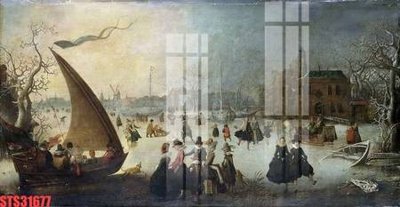 File in mica Tranh sơn dầu phương tây tổng hợp STS31677 (bản gốc) làm vách ngăn