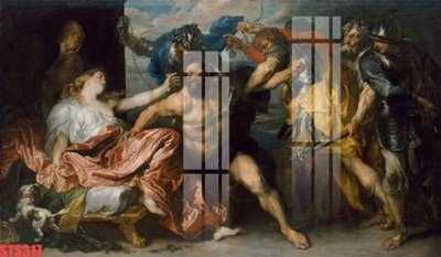 Download file gốc Tranh sơn dầu phương tây tổng hợp STS317 (in lụa) cao cấp