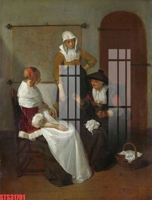 File gốc Tranh sơn dầu phương tây tổng hợp STS31701 (ảnh chi tiết) để in lụa