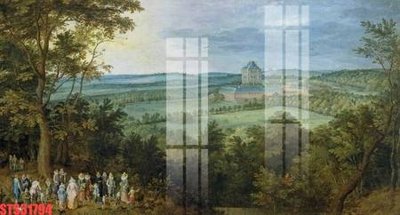 File in trần Tranh sơn dầu phương tây tổng hợp STS31794 (bản gốc) phong cảnh