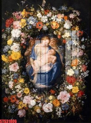 Tải file tranh Tranh sơn dầu phương tây tổng hợp STS31806 (ảnh gốc) ngay