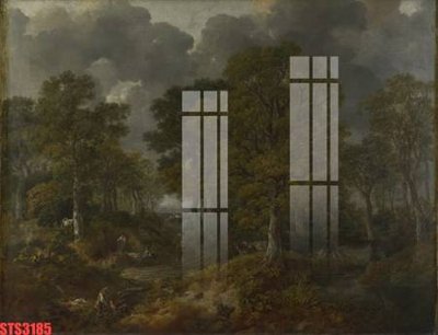 File ảnh Tranh sơn dầu phương tây tổng hợp STS3185 (gốc) dùng in Pano