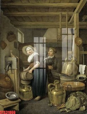 File tranh gốc Tranh sơn dầu phương tây tổng hợp STS31866 (bản đẹp) độc quyền