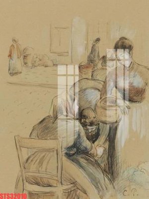 File ảnh Tranh sơn dầu phương tây tổng hợp STS32010 (gốc) trang trí khách sạn