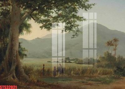 Download file gốc Tranh sơn dầu phương tây tổng hợp STS32021 (in mica) trong suốt