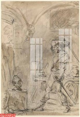 File tranh Tranh sơn dầu phương tây tổng hợp STS32347 (gốc) chủ đề con người