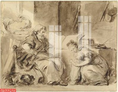 Tải file Tranh sơn dầu phương tây tổng hợp STS32425 (PSD) cho in tranh kính