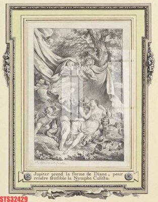 File gốc Tranh sơn dầu phương tây tổng hợp STS32429 (in tráng gương) ốp tường