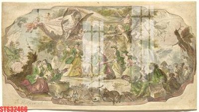 Download file Tranh sơn dầu phương tây tổng hợp STS32466 (chuẩn in) chất lượng cao