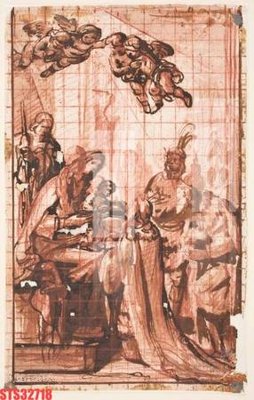 Download file gốc Tranh sơn dầu phương tây tổng hợp STS32718 (in mica) 3D