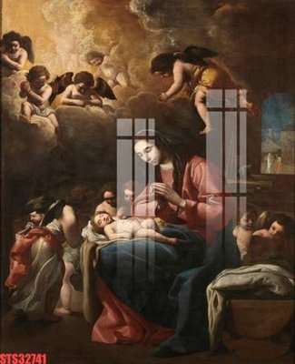 File ảnh gốc Tranh sơn dầu phương tây tổng hợp STS32741 (chuyên in mica)