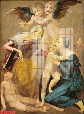 File gốc Tranh sơn dầu phương tây tổng hợp STS32749 (in lụa) tranh phong thủy