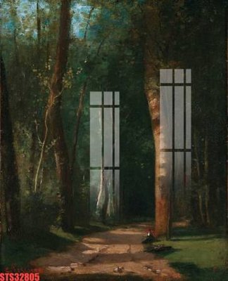 File gốc Tranh sơn dầu phương tây tổng hợp STS32805 (chuẩn màu) cho in offset