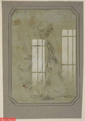 File tranh Tranh sơn dầu phương tây tổng hợp STS33101 (ảnh gốc) in trần nhà