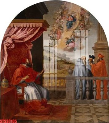 File in trần Tranh sơn dầu phương tây tổng hợp STS33105 (file gốc) hoa văn 3D