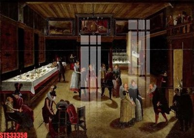 File tranh gốc Tranh sơn dầu phương tây tổng hợp STS33358 (bản quyền) Filetranh.com