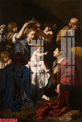 File ảnh Tranh sơn dầu phương tây tổng hợp STS33364 (gốc) cho trang trí nội thất