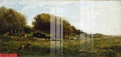 File tranh quảng cáo Tranh sơn dầu phương tây tổng hợp STS33459 (download file gốc)