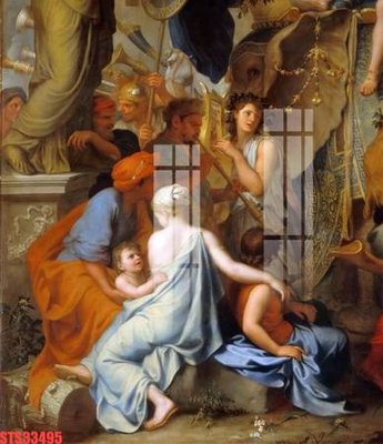 Download file gốc Tranh sơn dầu phương tây tổng hợp STS33495 (độ nét cao)