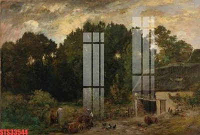 Hình ảnh gốc Tranh sơn dầu phương tây tổng hợp STS33544 (để in khổ lớn)