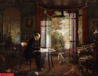 File in trần Tranh sơn dầu phương tây tổng hợp STS33605 (bản gốc) 5D