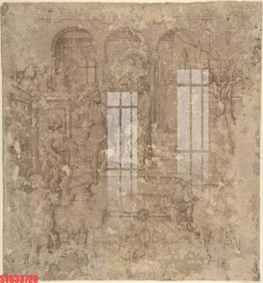 File in trần Tranh sơn dầu phương tây tổng hợp STS33728 (file gốc) hoa văn 3D