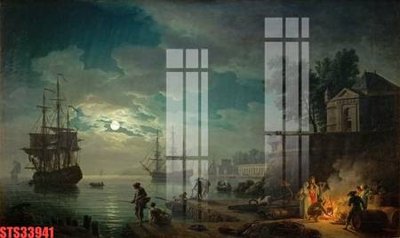 Tải file Tranh sơn dầu phương tây tổng hợp STS33941 (gốc) làm tranh treo tường