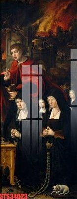 Ảnh gốc Tranh sơn dầu phương tây tổng hợp STS34023 (nét căng) in mica