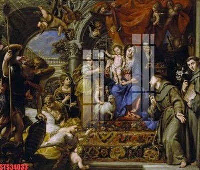 Tệp tin gốc Tranh sơn dầu phương tây tổng hợp STS34033 (dùng cho in ấn) chuyên nghiệp