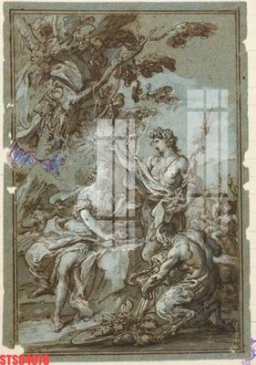 File tranh gốc PSD Tranh sơn dầu phương tây tổng hợp STS34078 còn nguyên layer