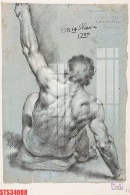 Ảnh gốc Tranh sơn dầu phương tây tổng hợp STS34088 (độ nét cao) in tráng gương