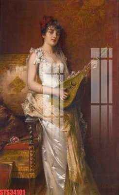 File ảnh gốc Tranh sơn dầu phương tây tổng hợp STS34101 (chuyên in mica)