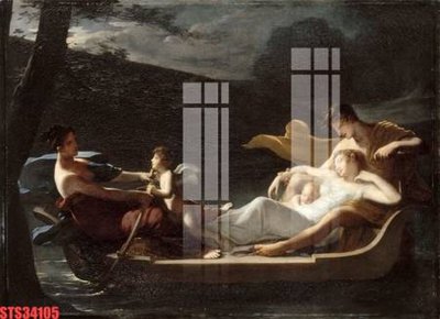 File gốc Tranh sơn dầu phương tây tổng hợp STS34105 (trang trí) cho phòng khách