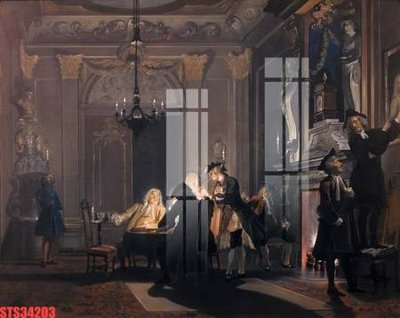 Tải file Tranh sơn dầu phương tây tổng hợp STS34203 (gốc) làm file in ấn