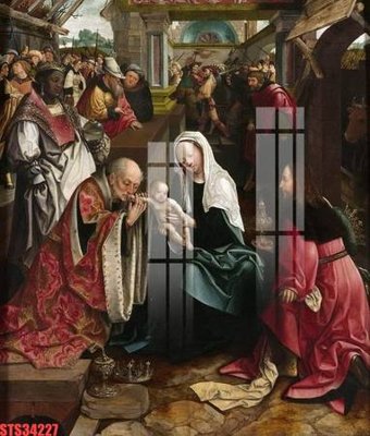 File gốc Tranh sơn dầu phương tây tổng hợp STS34227 (in lụa) tranh thuận buồm