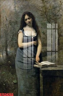 File tranh Tranh sơn dầu phương tây tổng hợp STS34253 (gốc) in vải canvas