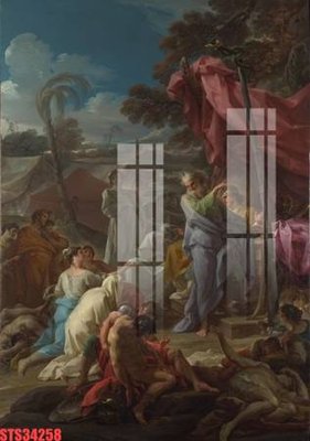 Tải file gốc Tranh sơn dầu phương tây tổng hợp STS34258 dùng cho in ấn