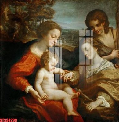 File tranh gốc in trần nhà Tranh sơn dầu phương tây tổng hợp STS34299 3D