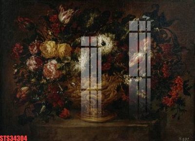 Download file Tranh sơn dầu phương tây tổng hợp STS34304 (chất lượng in ấn)