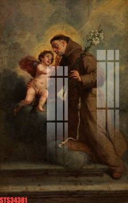 File gốc Tranh sơn dầu phương tây tổng hợp STS34381 (trang trí) phòng ngủ