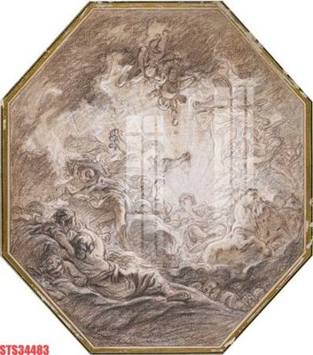 Tải file gốc Tranh sơn dầu phương tây tổng hợp STS34483 (in khổ lớn) không vỡ