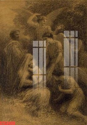 File in trần Tranh sơn dầu phương tây tổng hợp STS3449 (bản gốc) mây trời