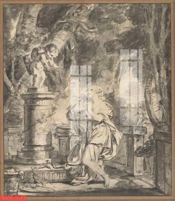 File ảnh Tranh sơn dầu phương tây tổng hợp STS34531 (gốc) cho trang trí nhà hàng