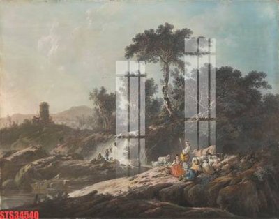 File tranh Tranh sơn dầu phương tây tổng hợp STS34540 (gốc) in film